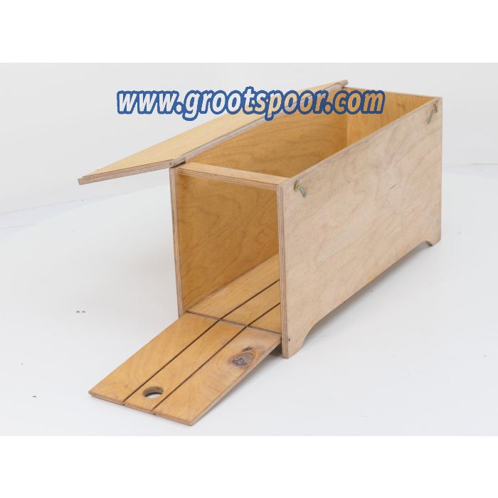 Spoor G Houten transportkist met uitloop 44cm