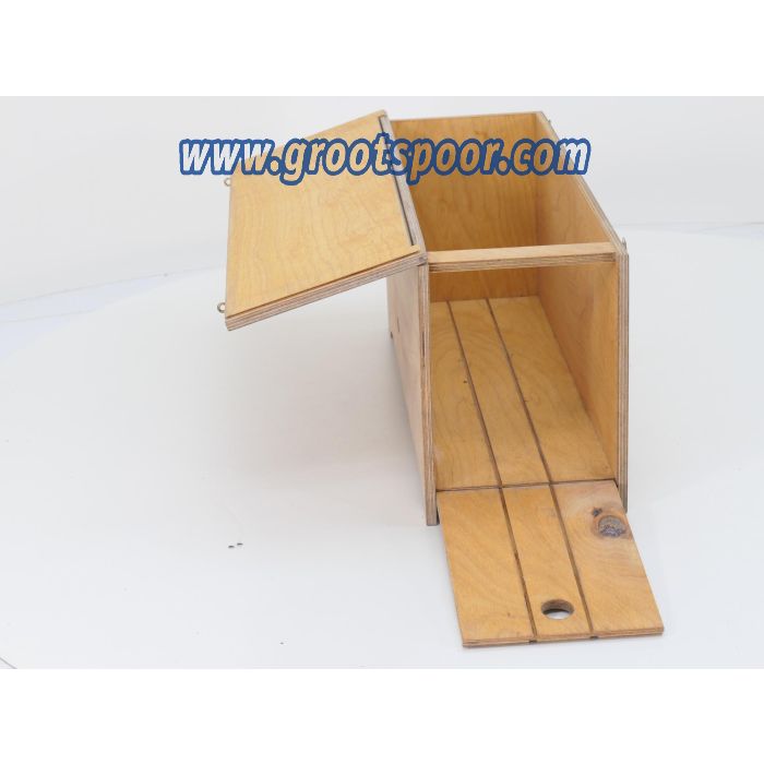 Spoor G Houten transportkist met uitloop 44cm