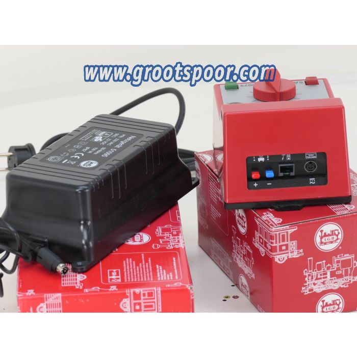 LGB 51095 + 51079 Set Schaltnetzteil 100 W/22 V + Elektronischer Fahrregler 5A