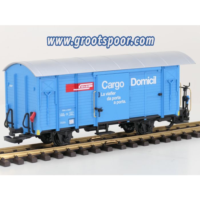 LGB 40810 RhB-Güterwagen Gbk-v 5507, Vitrinemodell, ongebruikt, unbenutzt, not used