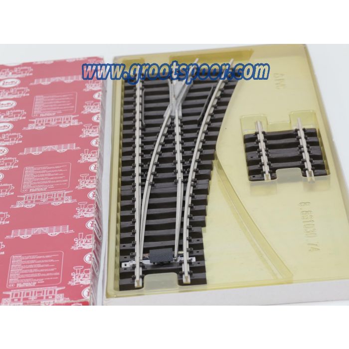LGB 14805 weiche vernickelt, rechts, R5