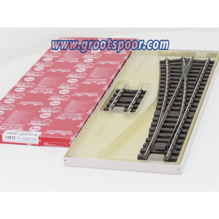 LGB 14815 Weiche vernickelt, links, R5