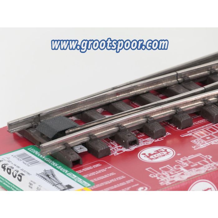 LGB 14605 Weiche vernickelt, rechts, R3, 22,5°
