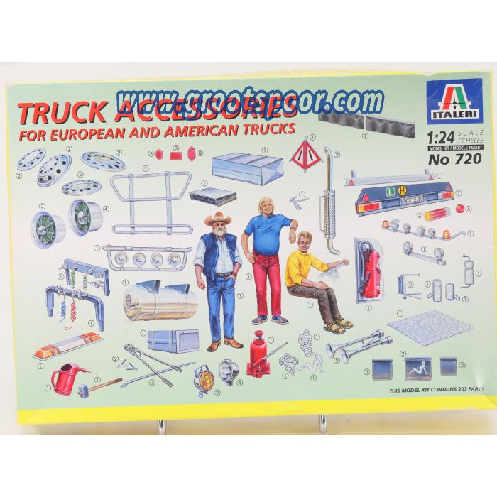 Italeri 720 Truck Accessories 1:24 For European and American Trucks 