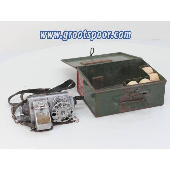 MYCALEX & TIM F93 + Original Metall Box Ticket machine ca. 1930