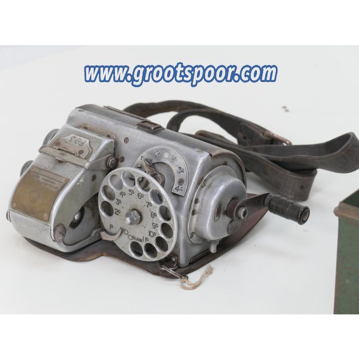 MYCALEX & TIM F93 + Original Metall Box Ticket machine ca. 1930
