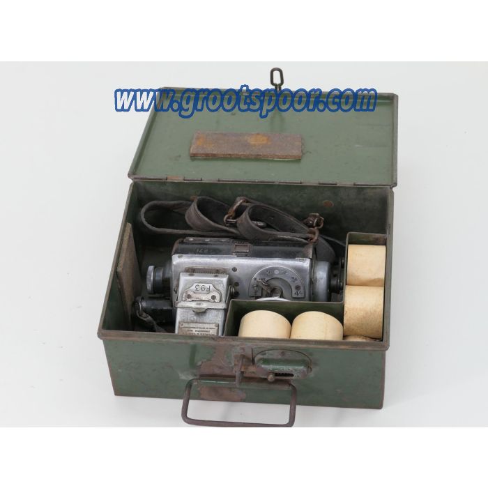 MYCALEX & TIM F93 + Original Metall Box Ticket machine ca. 1930