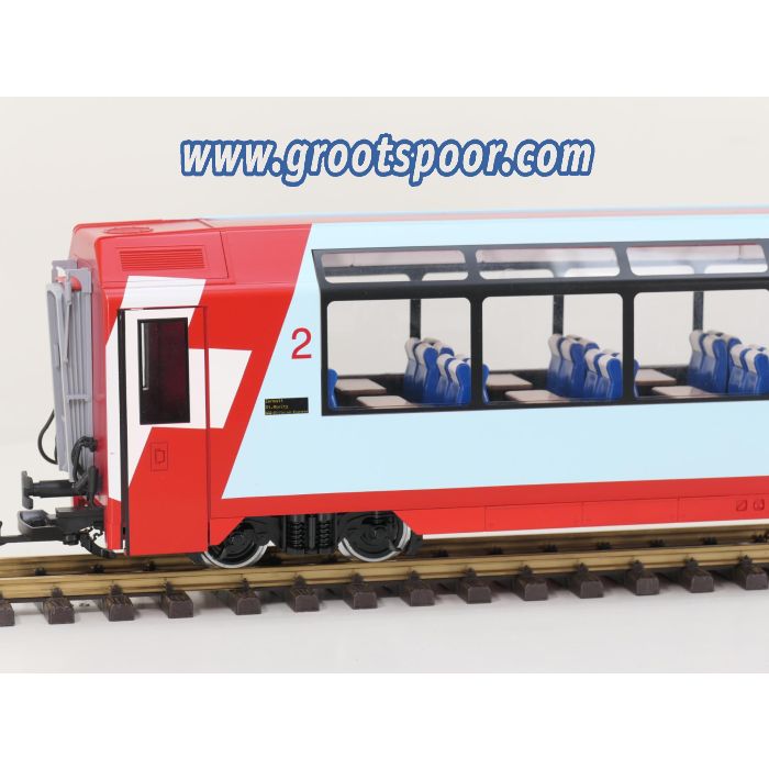 LGB 33671 Panoramawagen 2.Kl.RhB, Metallrader - sku: 20250808122738 - Used - Like new - Photo 3
