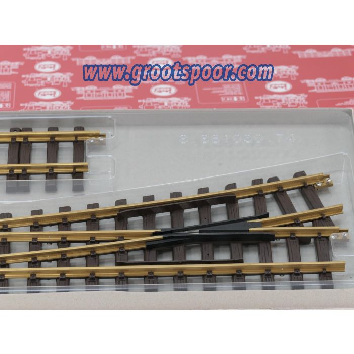 LGB 18150 Handweiche, links, R5, Met Schroefbare railverbinders - sku: 20250815043602 - Gebruikt - Zo goed als nieuw - Afbeelding 4