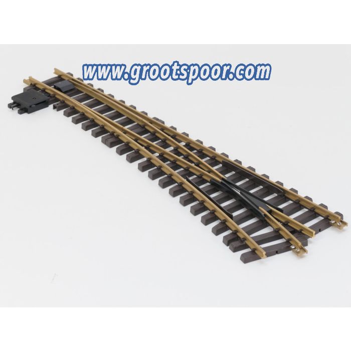 LGB 18050 Handweiche, rechts, R5, Met Schroefbare railverbinders