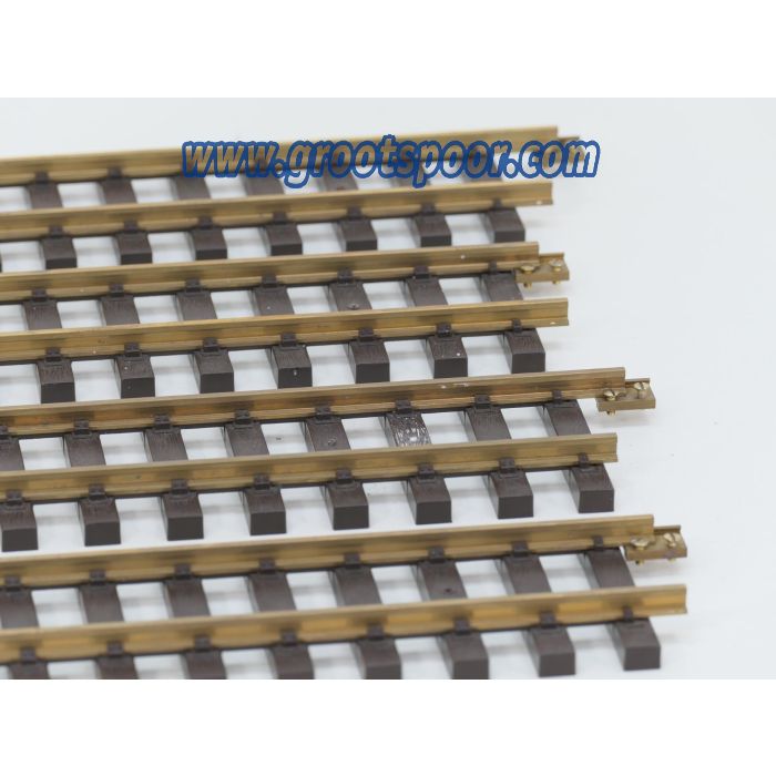 PIKO 35200 Set 7x Gerades Gleis 320 mm, Met Schroefbare railverbinders.(2,24M)