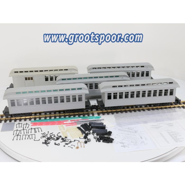 Bachmann Set 5 St. G Kit Classic Coach/Combine, metallrader, Klauwkoppeling - sku: 20250911115145 - Used - Good condition - Photo 2