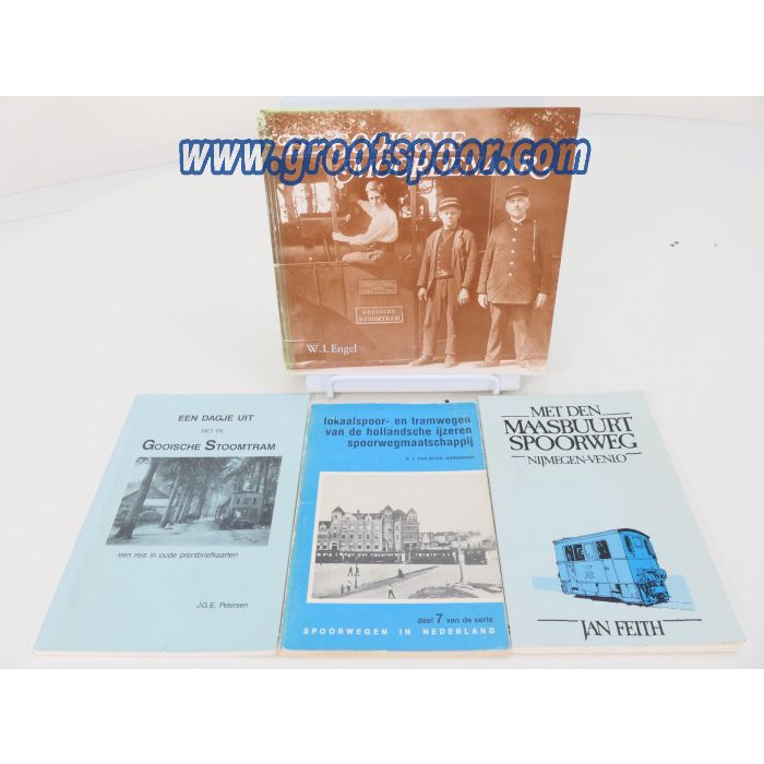 Boekeset 4-delig, de Gooise moordenaar en buurtspoorwegen #8249