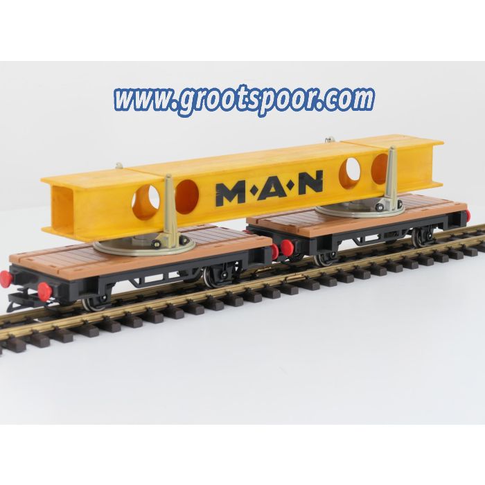 Playmobil 4109 M.A.N. schamelwagen set SEHR SELTENl Metallrader