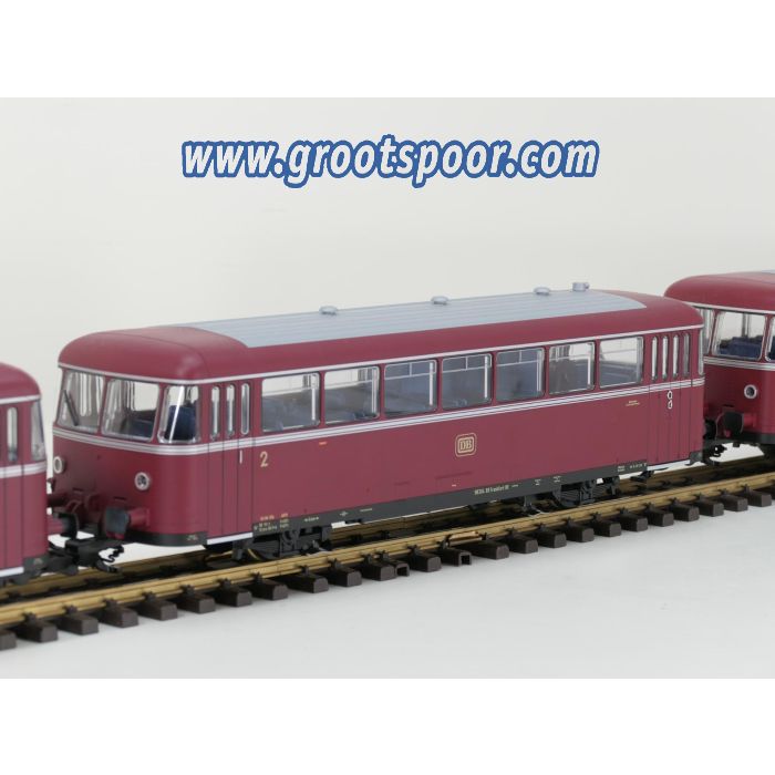 PIKO 37300 & 37690 Set G-Schienenbus & Beiwagen VT 98/VS 98 DB III