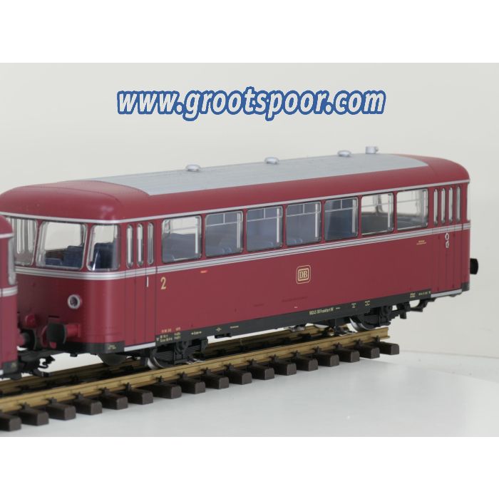 PIKO 37300 & 37690 Set G-Schienenbus & Beiwagen VT 98/VS 98 DB III