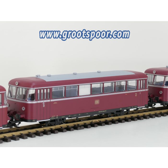 PIKO 37300 & 37690 Set G-Schienenbus & Beiwagen VT 98/VS 98 DB III