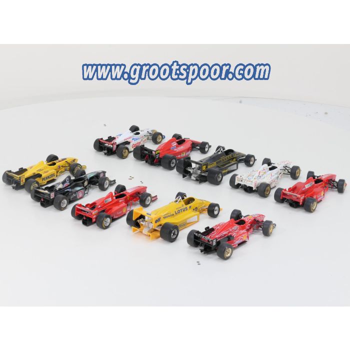 1:24   Set 10 Formule 1 auto's #GS12