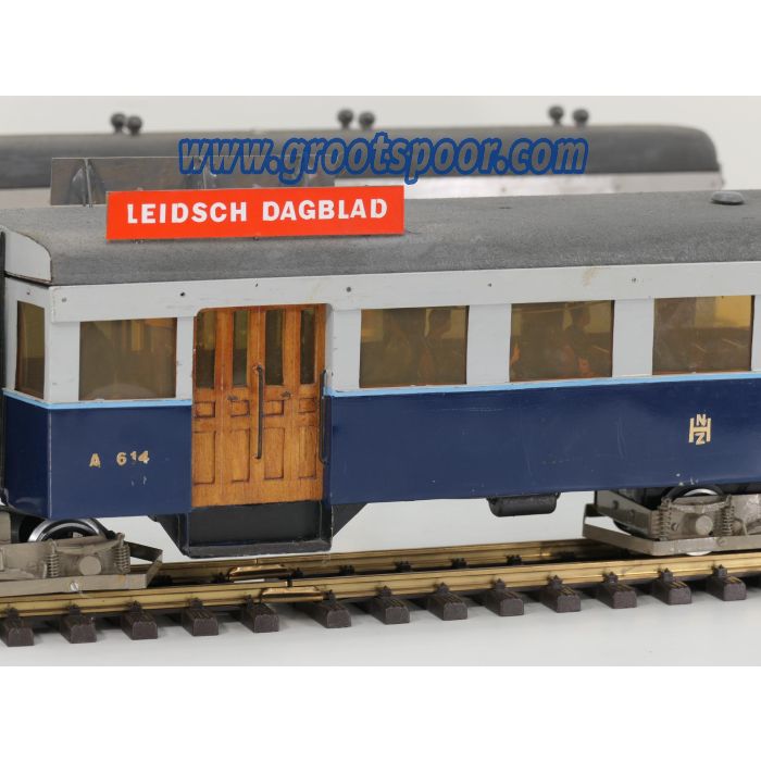 voor LGB NZH Tweeling Tramstel A613 + A614 + B519 Blauwe tram