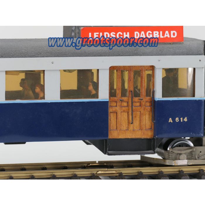 voor LGB NZH Tweeling Tramstel A613 + A614 + B519 Blauwe tram