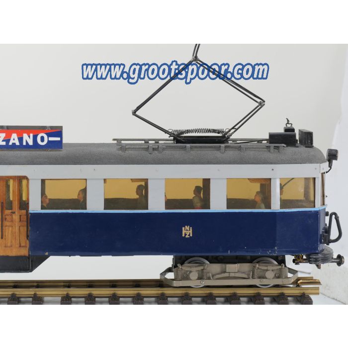 voor LGB NZH Tweeling Tramstel A613 + A614 + B519 Blauwe tram