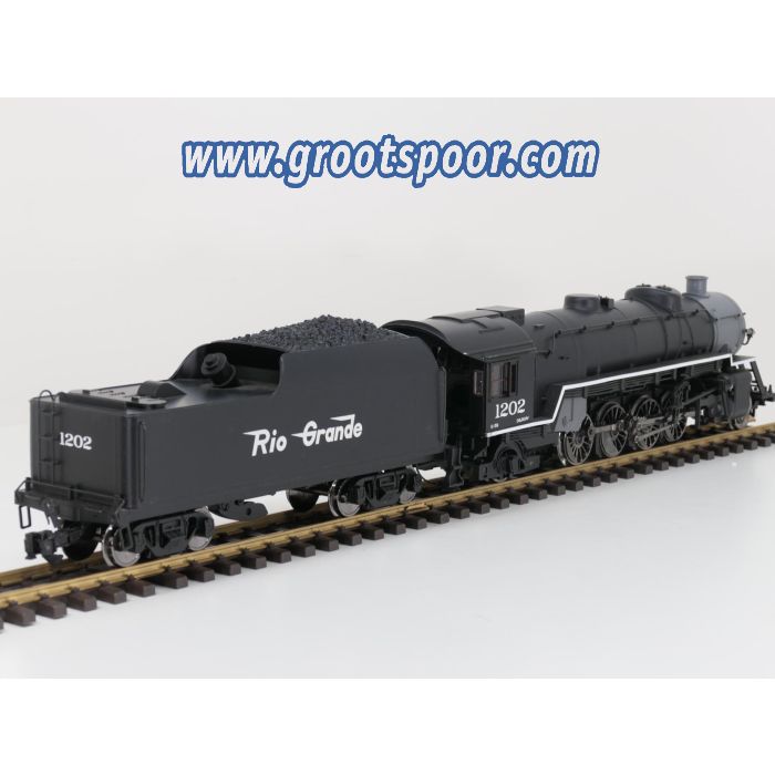 Aristo Craft Trains 21510 2-8-2 Mikado Steam Locomotive with Tender D&RGW No 1202, Vitrinemodel
