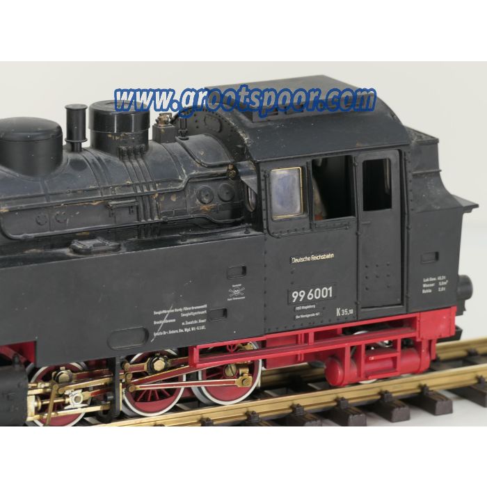 LGB 2080 S, DR stoomlok 99 6001 K35,10, BASTLER