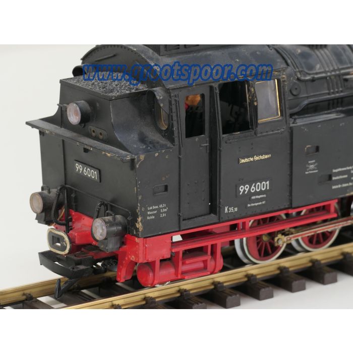 LGB 2080 S, DR stoomlok 99 6001 K35,10, BASTLER