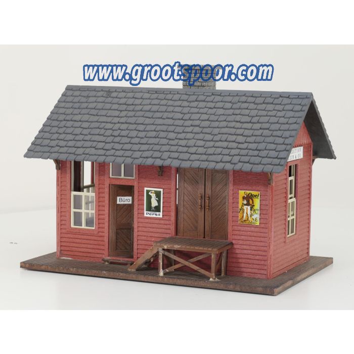 POLA 330933 Cripple Creek station Gebouwd model, met LED binnenverlichting.