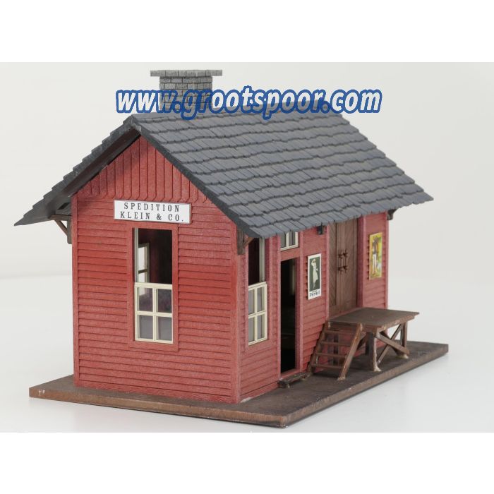 POLA 330933 Cripple Creek station Gebouwd model, met LED binnenverlichting.
