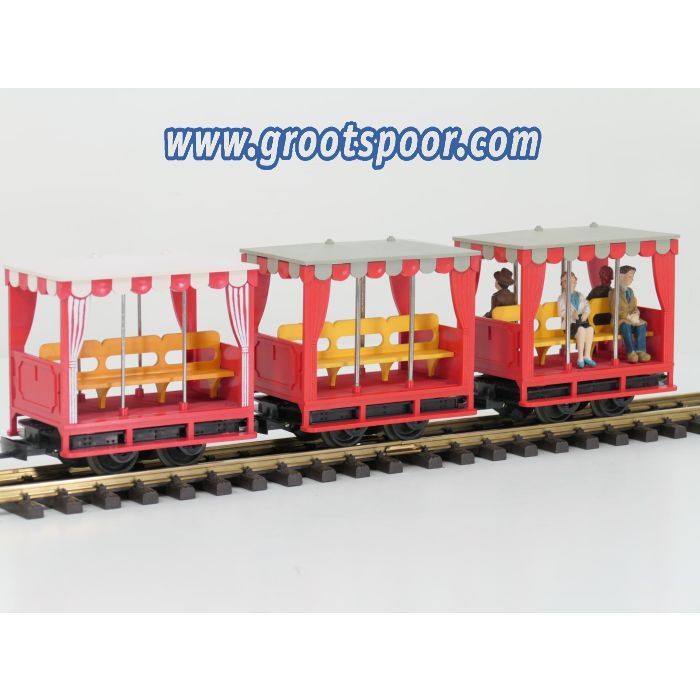 LGB 3041 Set van 3 Veldbaanwagon's , 4 Figuren - sku: 20251023053619 - Gebraucht - Guter Zustand - Bild 2