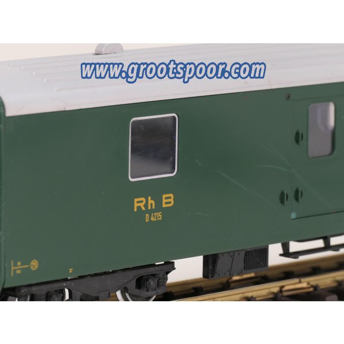 LGB 31690 RhB-Gepäckwagen D 4215, grün, Metallrader