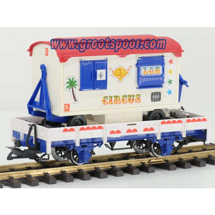LGB 4037 Circus kassa wagen, Metallrader