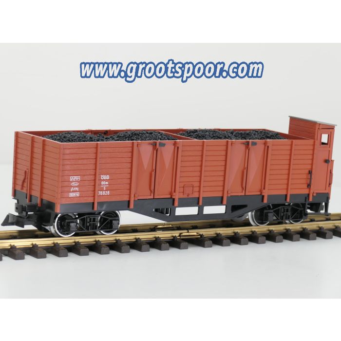 LGB 4062 B Hochbordwagen ÖBB OOm/s 76826, Metallrader, Ausnehmbahre Ladung - sku: 20251031120952 - Gebraucht - Sehr guter Zustand - Bild 3