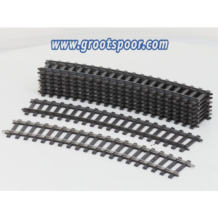 Märklin Spur 1 5933 Gebogenes Gleis. Radius R 1020,54, 22° SET 10 St.