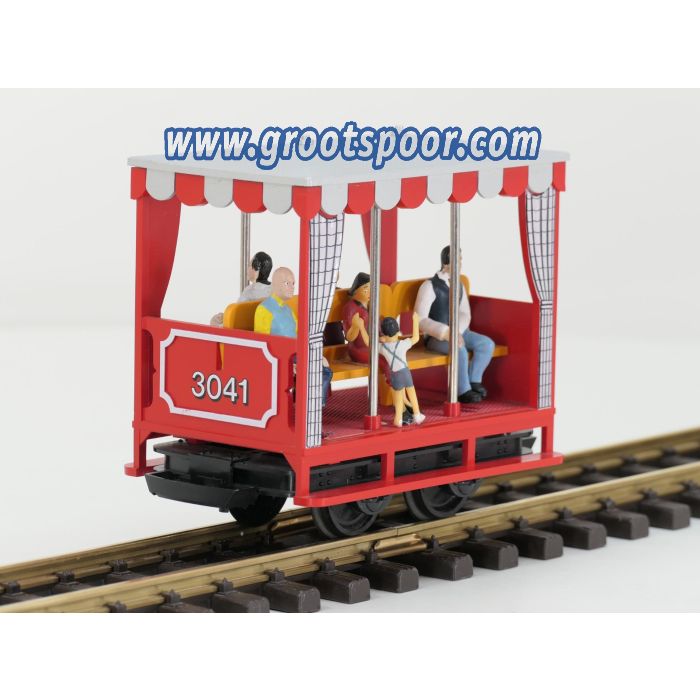 LGB 3041 veldbaanwagon, 6 Figuren