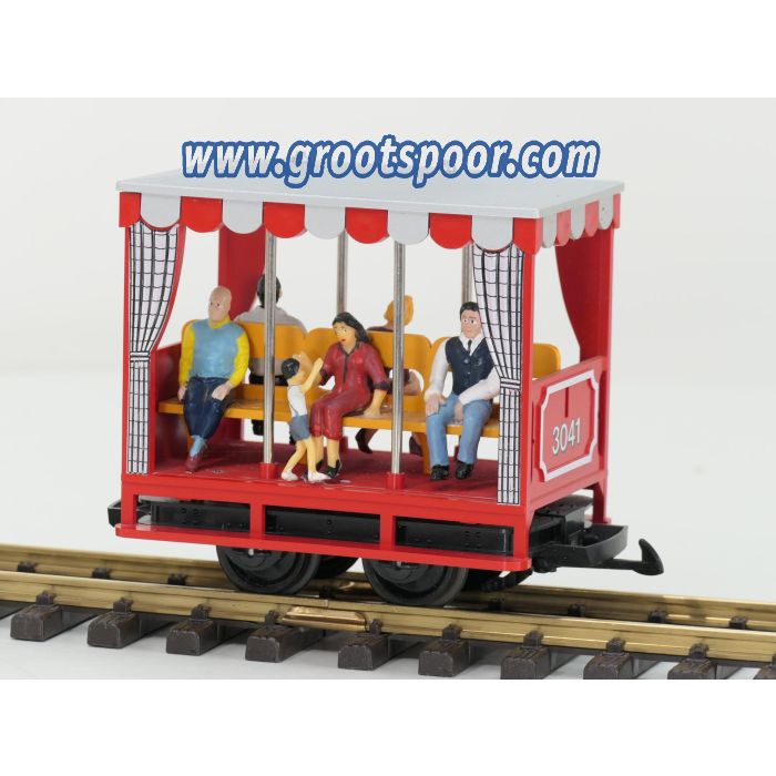 LGB 3041 veldbaanwagon, 6 Figuren