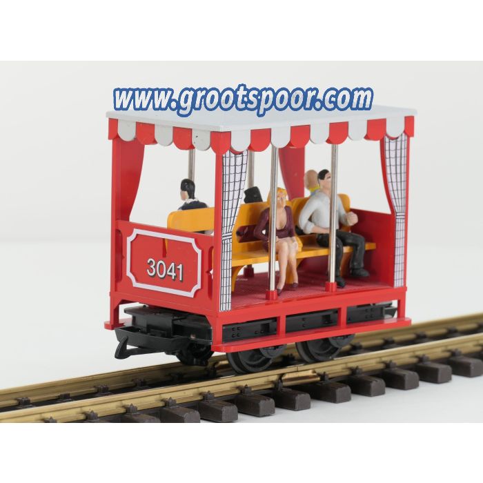 LGB 3041 veldbaanwagon, 6 Figuren