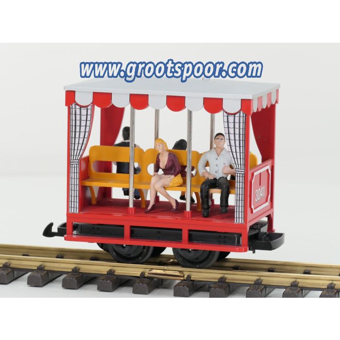 LGB 3041 veldbaanwagon, 6 Figuren