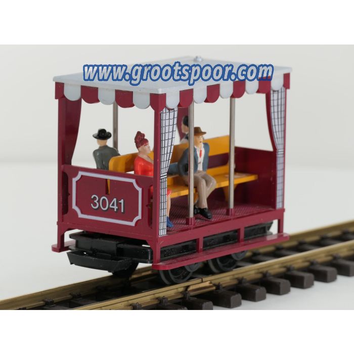 LGB 3041 D veldbaan personenwagen, 5 Figuren, Sonderfarbton, Dunkel Rot - sku: 20251122024441 - Gebraucht - Sehr guter Zustand - Bild 3