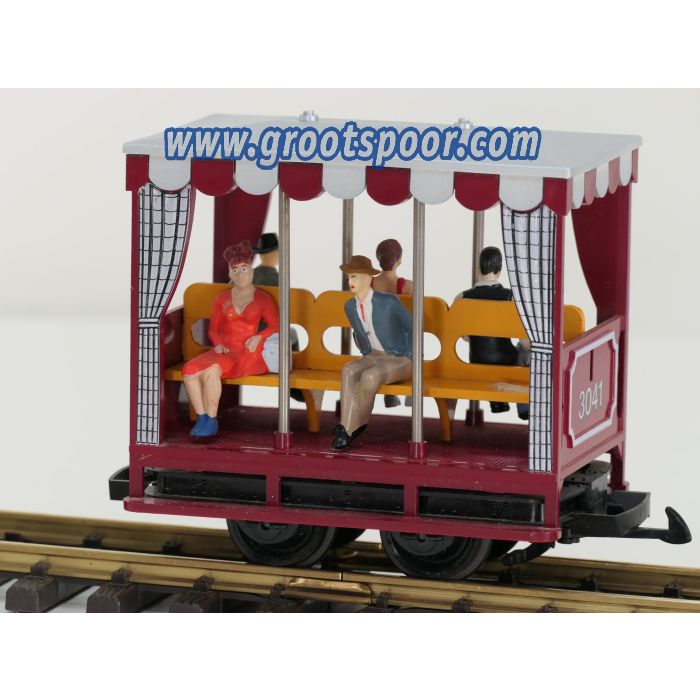 LGB 3041 D veldbaan personenwagen, 5 Figuren, Sonderfarbton, Dunkel Rot - sku: 20251122024441 - Gebraucht - Sehr guter Zustand - Bild 4