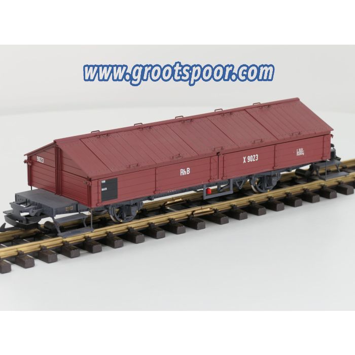 BRAWA15151 Klappdeckelwagen X 9023 der Rhb, Metallrader, Vitrinemodell - sku: 20251129034111 - Used - New condition - Photo 4