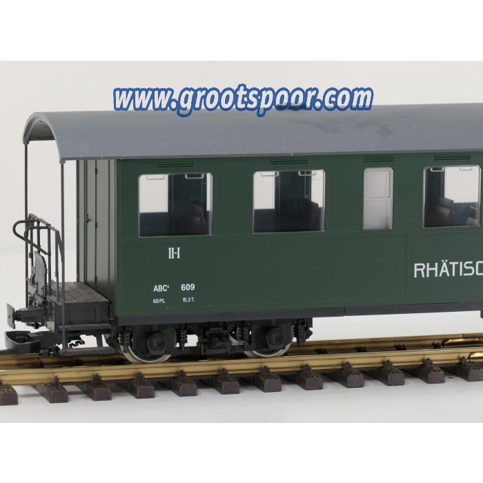 TRAINLINE45 3035720 RhB Personenwagen ABC 609, Metallrader - sku: 20251129041852 - Used - Photo 3