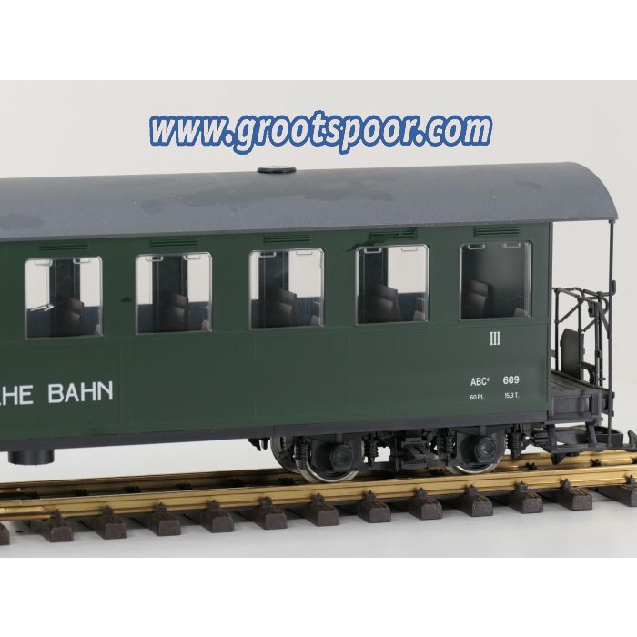 TRAINLINE45 3035720 RhB Personenwagen ABC 609, Metallrader - sku: 20251129041852 - Used - Photo 4
