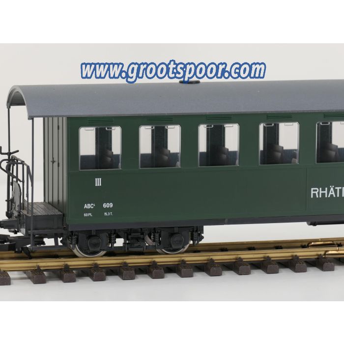 TRAINLINE45 3035720 RhB Personenwagen ABC 609, Metallrader - sku: 20251129041852 - Used - Photo 5