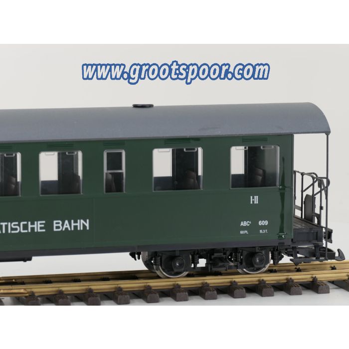 TRAINLINE45 3035720 RhB Personenwagen ABC 609, Metallrader - sku: 20251129041852 - Used - Photo 6