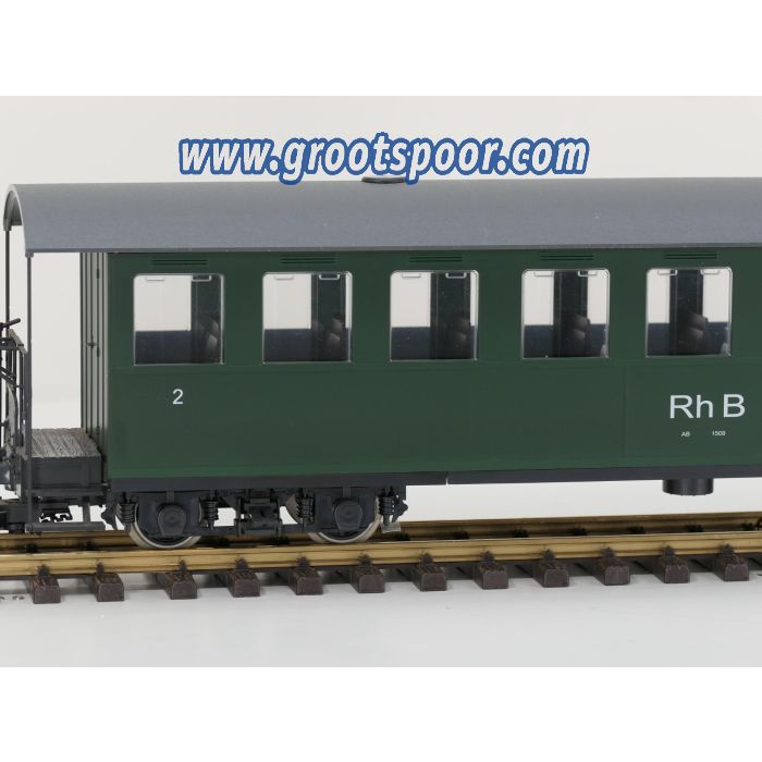 TRAINLINE45 3035731-3 RhB Personenwagen AB 1508, Metallrader - sku: 20251129042505 - Gebruikt - Zeer goede staat - Afbeelding 3