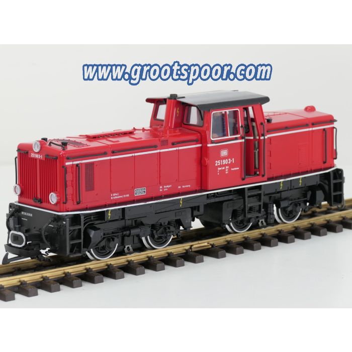 LGB 21510 XXL DB Diesellok 251903-1, Digital, Sound, Auto Entkuppler& Turen, Gepulster Verdamper
