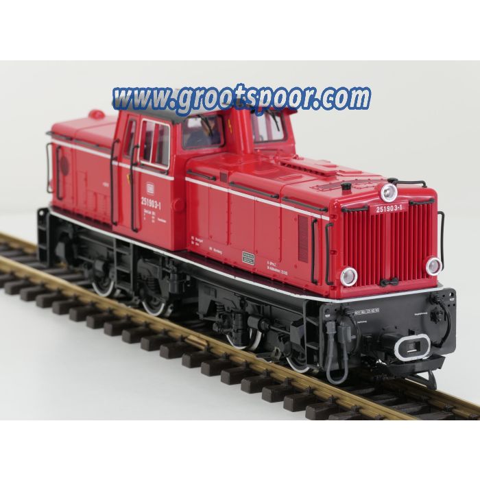 LGB 21510 XXL DB Diesellok 251903-1, Digital, Sound, Auto Entkuppler& Turen, Gepulster Verdamper