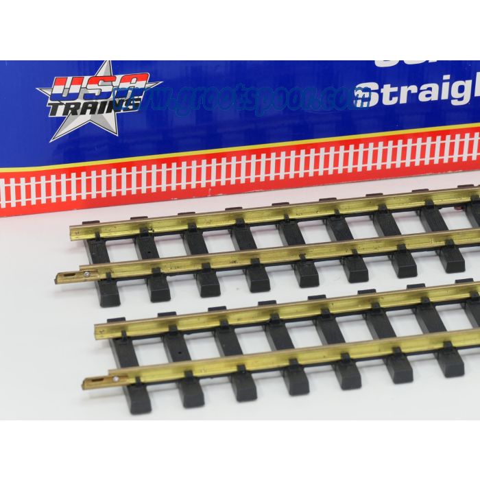 USA Trains R81060 Box Staigt Track 12pc. 60CM messing Totaal 7,20M - sku: 20251218021102 - Gebraucht - Sehr guter Zustand - Bild 2